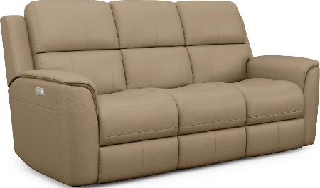 Henry Power Reclining Sofa with Power Headrests and Lumbar