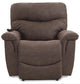 James Silver Power Lift Recliner