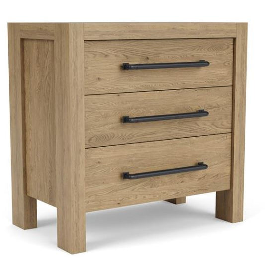 Davie 3 Drawer Nightstand