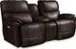 Trouper Leather Reclining Loveseat