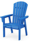 Nautical Curveback Adirondack Dining Chair