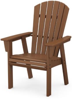 Nautical Curveback Adirondack Dining Chair