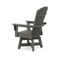 Nautical Curveback Adirondack Swivel Dining Chair