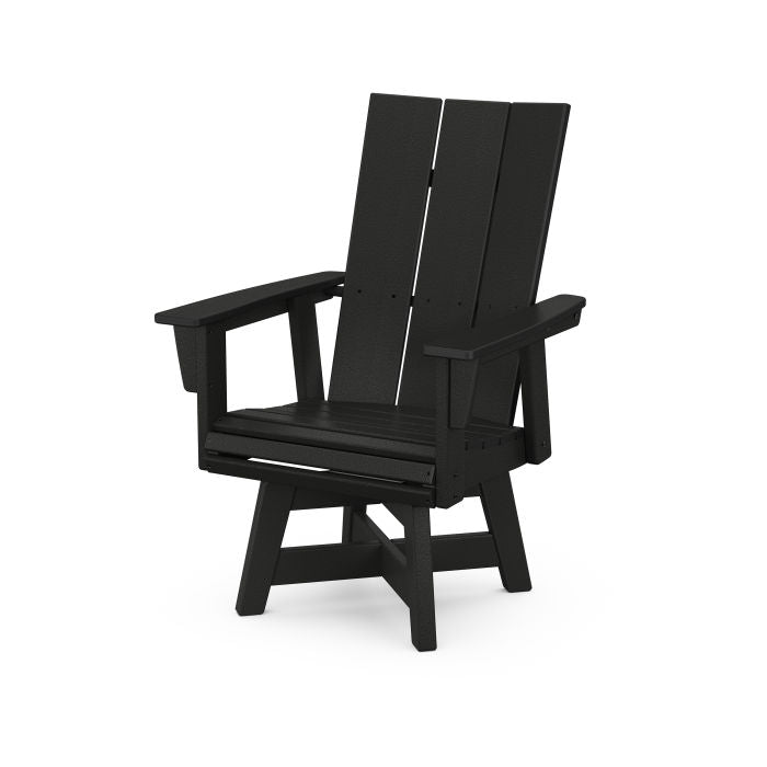 Modern Curveback Adirondack Swivel Dining Chair