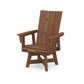 Modern Curveback Adirondack Swivel Dining Chair