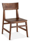 London Loft 19" Dining Chair Walnut