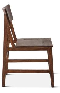 London Loft 19" Dining Chair Walnut