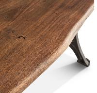 Organic Forge 72" Gathering Table Raw Walnut