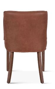 Buddy 20" Tan Leather Dining Chair Natural Legs