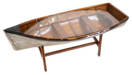 Jon Boat Coffee Table