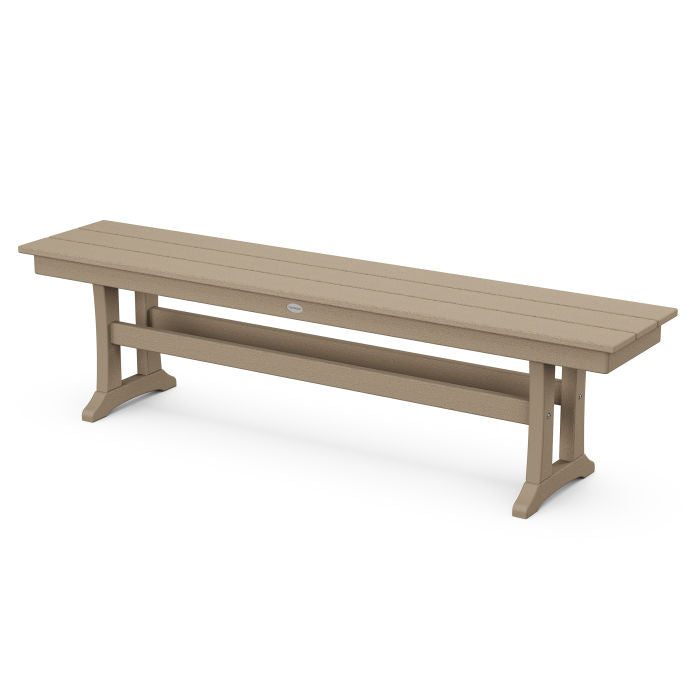 Farmhouse Trestle 65" Bench