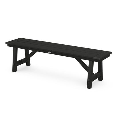 Rustic Farmhouse 60" Backless Bench