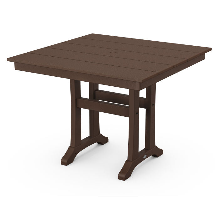 Farmhouse Trestle 37" Dining Table