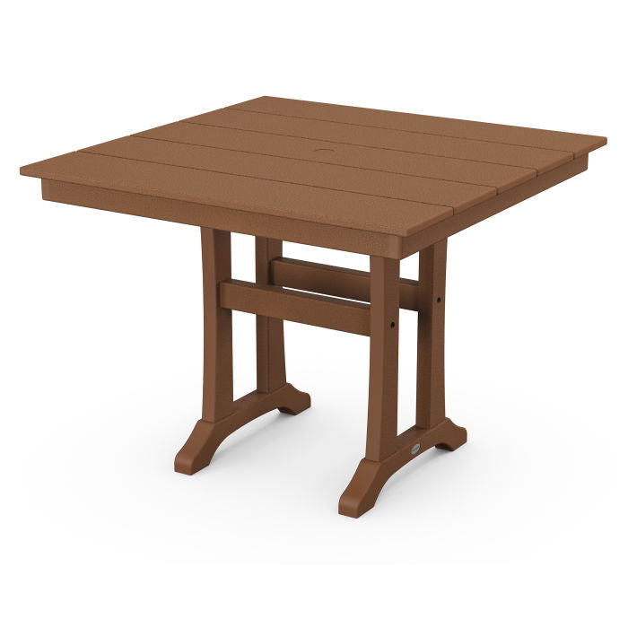 Farmhouse Trestle 37" Dining Table