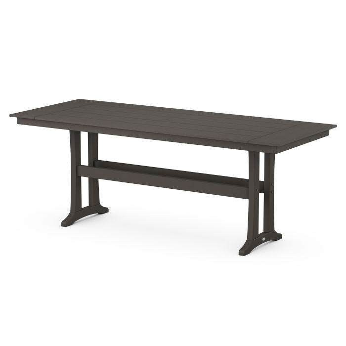 Farmhouse Trestle 37" x 72" and 38” x 96” Counter Table