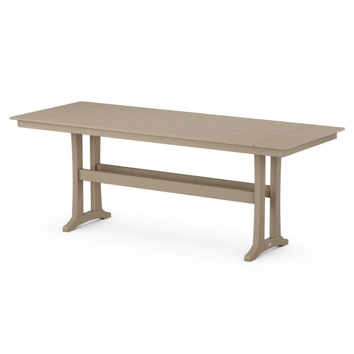 Farmhouse Trestle 37" x 72" and 38” x 96” Counter Table