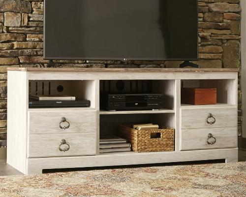 Willowton Tv Stand W/Fireplace Option