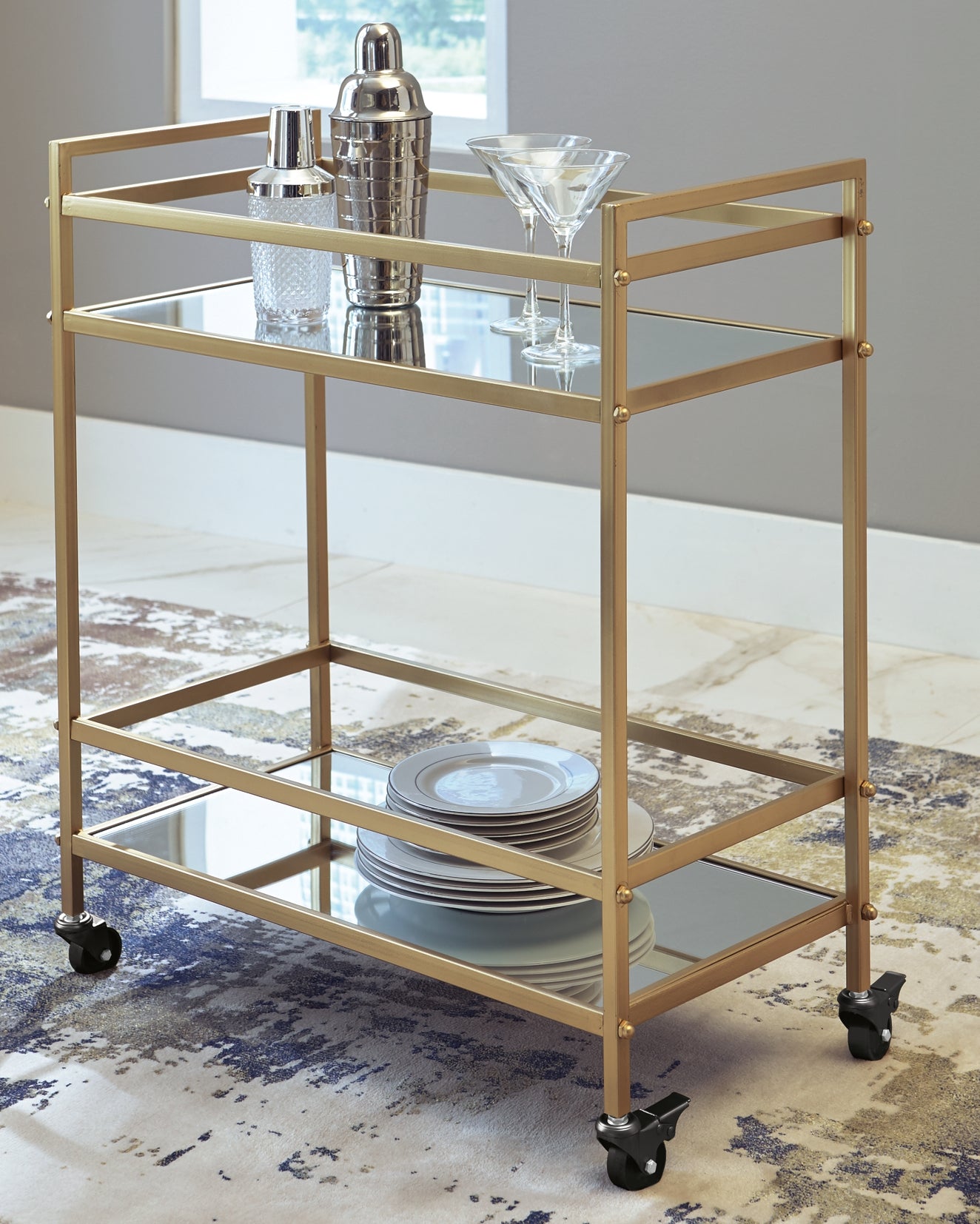 Ashley Express - Kailman Bar Cart