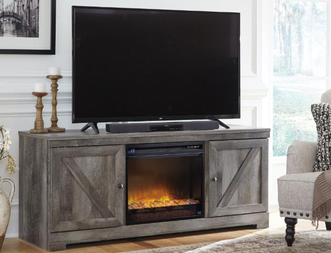 Wynnlow 63" TV Stand with Electric Fireplace