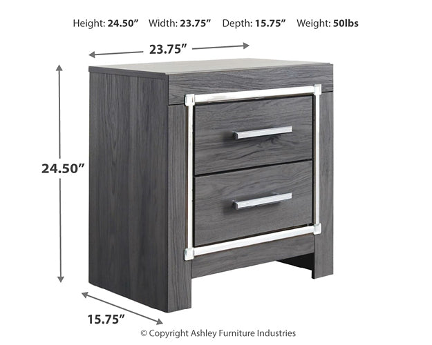 Ashley Express - Lodanna Two Drawer Night Stand