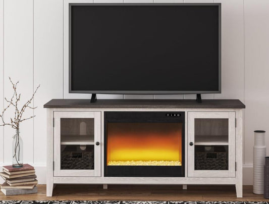 Ashley Express - Dorrinson 60" TV Stand with Electric Fireplace