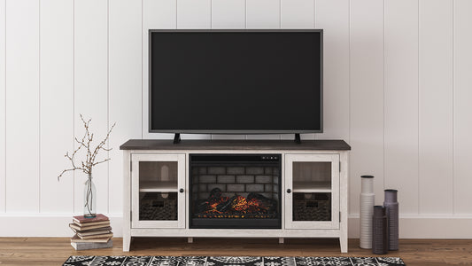 Ashley Express - Dorrinson 60" TV Stand with Electric Fireplace