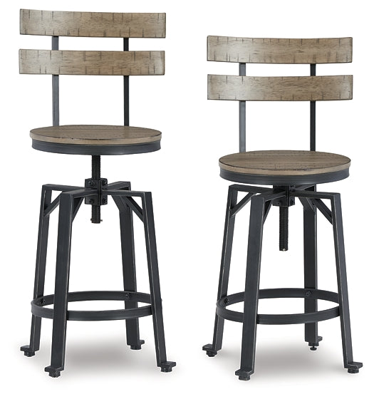 Ashley Express - Lesterton Swivel Barstool (2/CN)