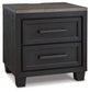 Ashley Express - Foyland Two Drawer Night Stand