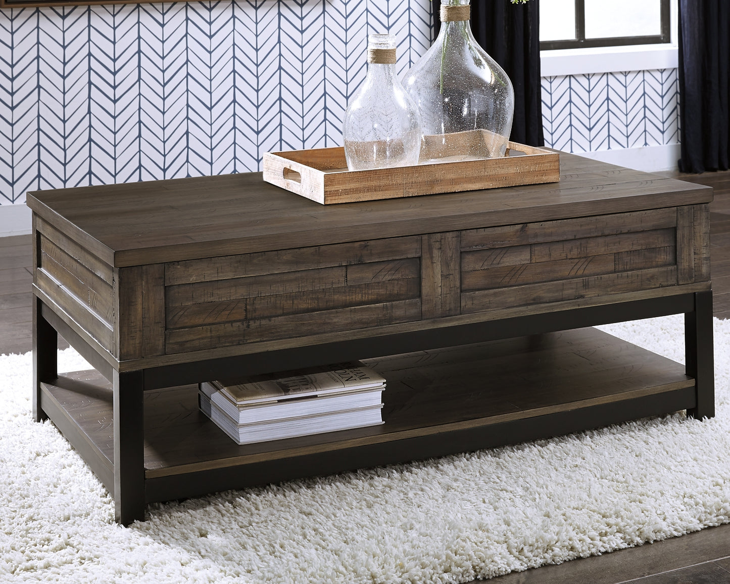 Johurst Coffee Table with 1 End Table