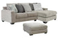 Ardsley 2-Piece Sectional with Ottoman