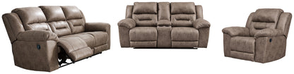 Stoneland Sofa, Loveseat and Recliner