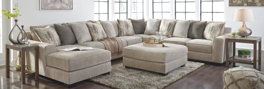 Ardsley 5-Piece Sectional with Ottoman