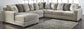 Ardsley 4-Piece Sectional with Ottoman