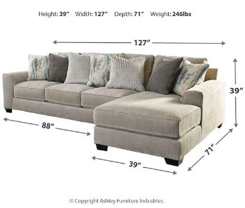 Ardsley 2-Piece Sectional with Ottoman