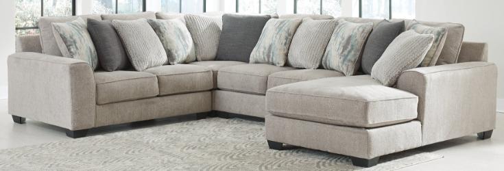 Ardsley 4-Piece Sectional with Ottoman