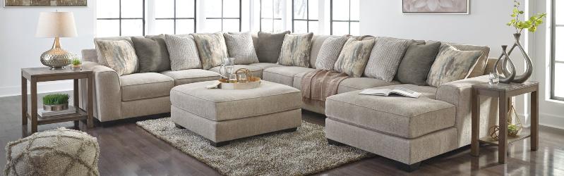 Ardsley 5-Piece Sectional with Ottoman