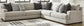 Artsie 3-Piece Sectional with Ottoman