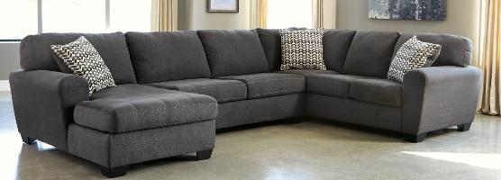 Ambee 3-Piece Sectional with Ottoman