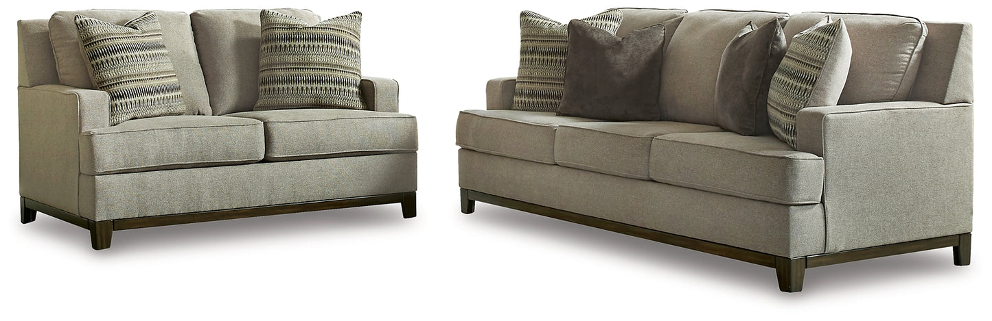 Kaywood Sofa and Loveseat