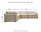 Elyza 5-Piece Sectional