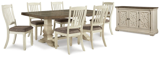 Bolanburg Dining Table and 6 Chairs with Storage