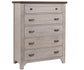 Bungalow 5 Drawer Chest Dover Grey