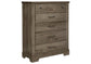 Cool Rustic 5 Drawer Chest