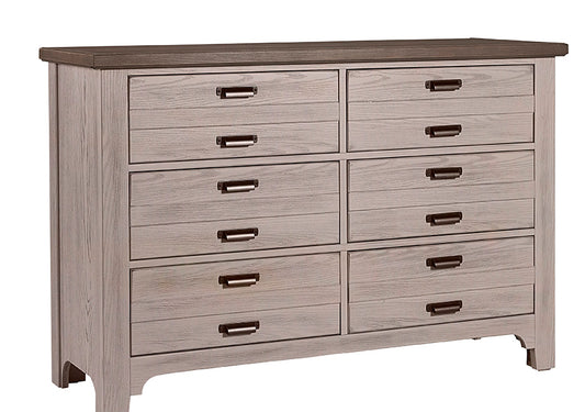 DOUBLE DRESSER - 6 DRAWER