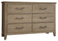 DRESSER - 6 DRAWER