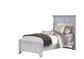 TWIN MANSION BED - GREY FINISH