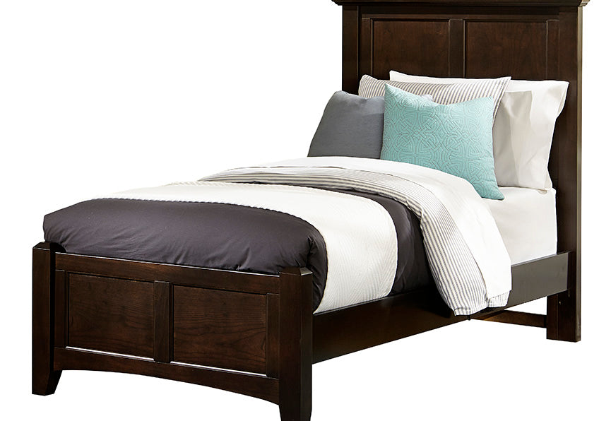 TWIN MANSION BED - MERLO FINISH