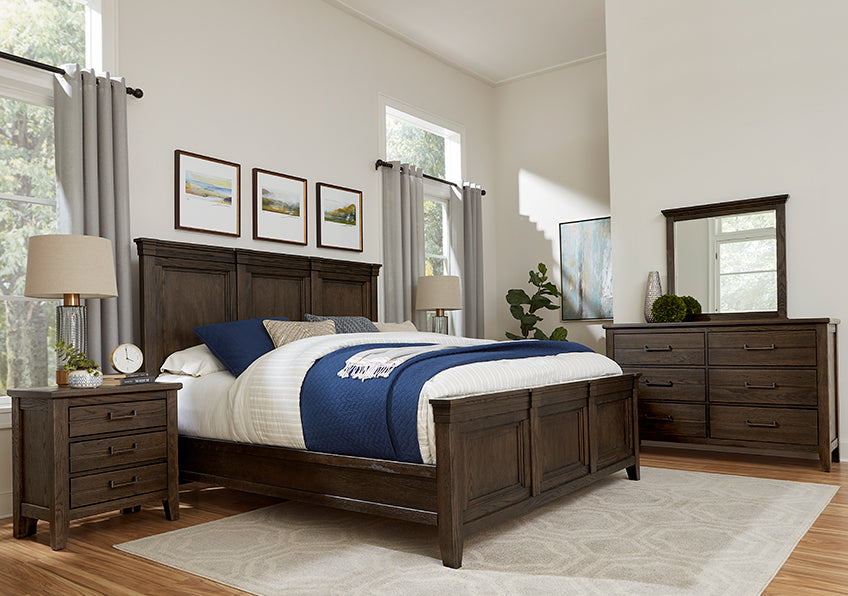 MANSION BED WITH MANSION FOOTBOARD