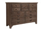 MASTER DRESSER - 9 DRAWER