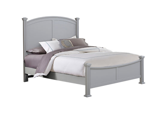 QUEEN & KING POSTER BED - GREY FINISH